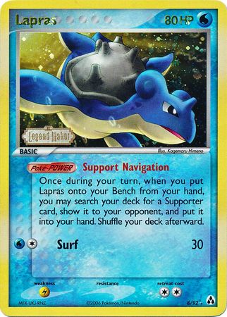 Lapras (8/92) (Stamped) [EX: Legend Maker] | Good Games Cannington
