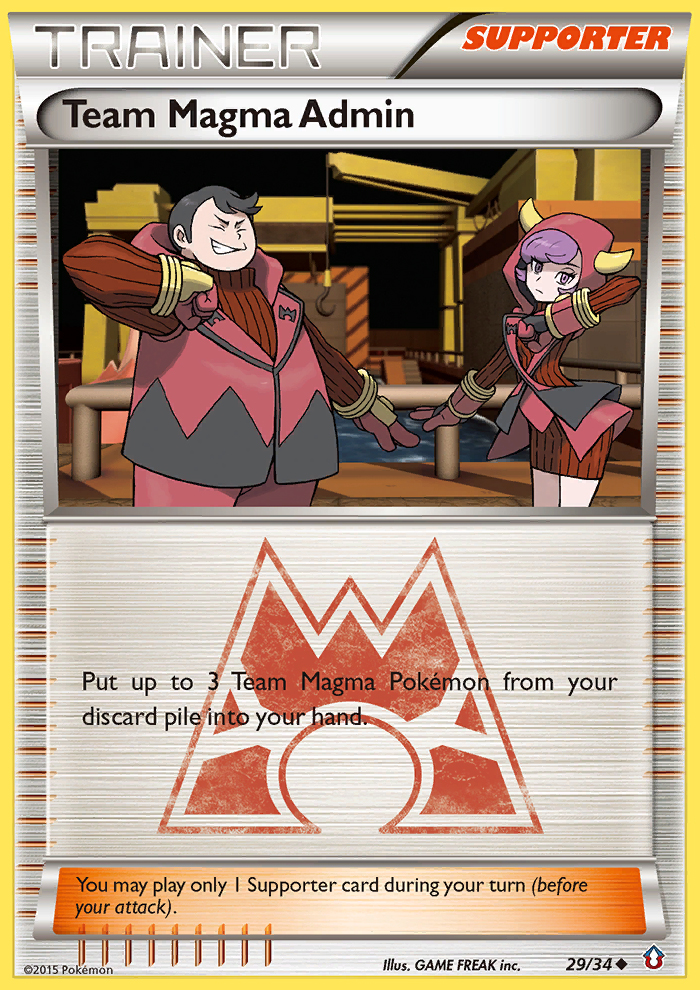 Team Magma Admin (29/34) [XY: Double Crisis] | Good Games Cannington