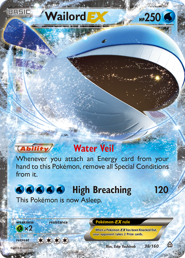 Wailord EX (38/160) [XY: Primal Clash] | Good Games Cannington