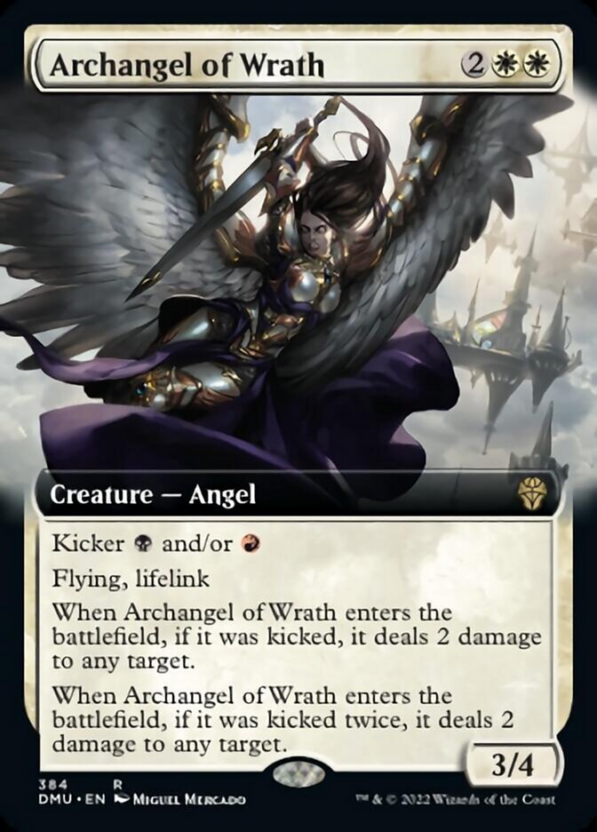 Archangel of Wrath (Extended Art) [Dominaria United] | Good Games Cannington
