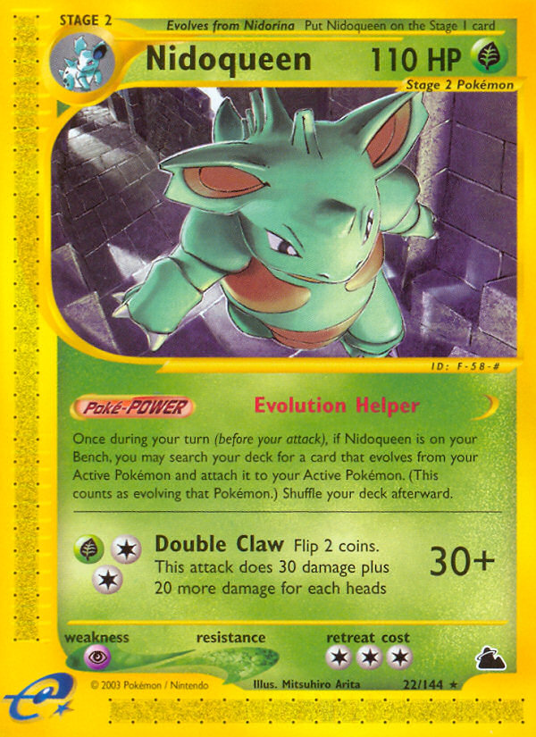 Nidoqueen (22/144) [Skyridge] | Good Games Cannington