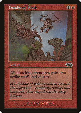 Headlong Rush [Urza's Saga] | Good Games Cannington