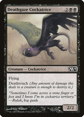 Deathgaze Cockatrice [Magic 2014] | Good Games Cannington