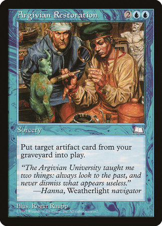 Argivian Restoration [Weatherlight] | Good Games Cannington