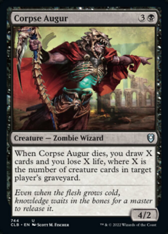 Corpse Augur [Commander Legends: Battle for Baldur's Gate] | Good Games Cannington