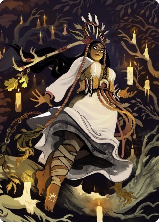 Candlegrove Witch 2 Art Card [Innistrad: Midnight Hunt Art Series] | Good Games Cannington