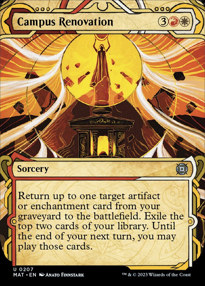 Campus Renovation (Showcase Halo Foil) [March of the Machine: The Aftermath] | Good Games Cannington
