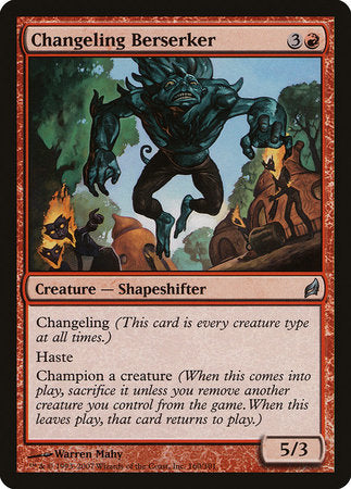 Changeling Berserker [Lorwyn] | Good Games Cannington
