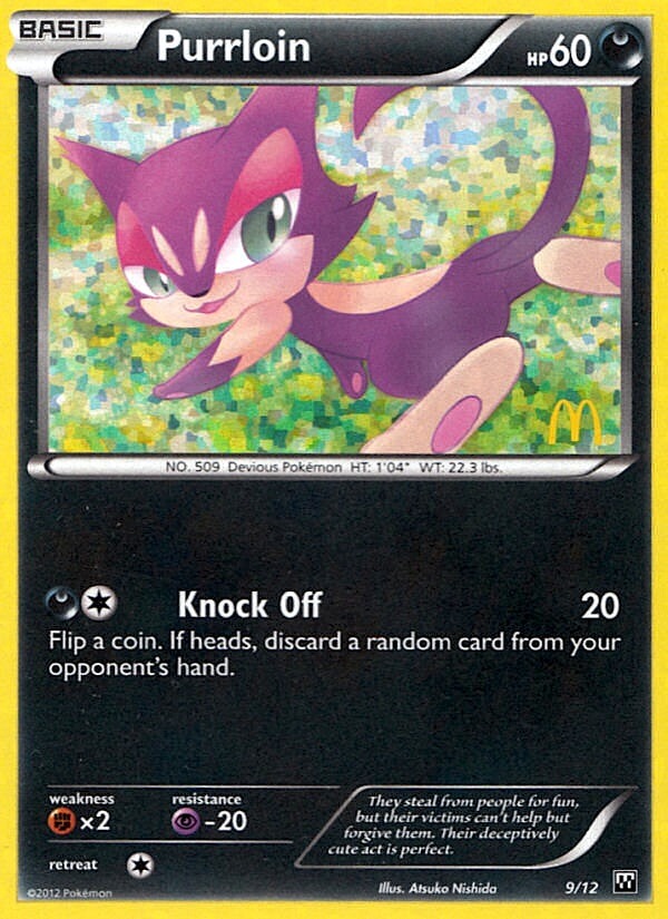 Purrloin (9/12) [McDonald's Promos: 2012 Collection] | Good Games Cannington