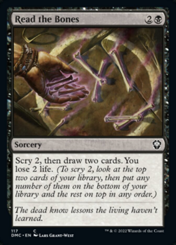 Read the Bones [Dominaria United Commander] | Good Games Cannington