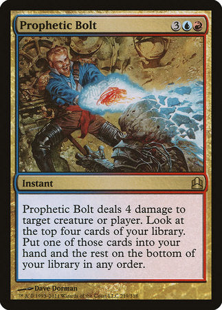 Prophetic Bolt [Commander 2011] | Good Games Cannington
