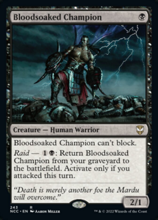 Bloodsoaked Champion [Streets of New Capenna Commander] | Good Games Cannington