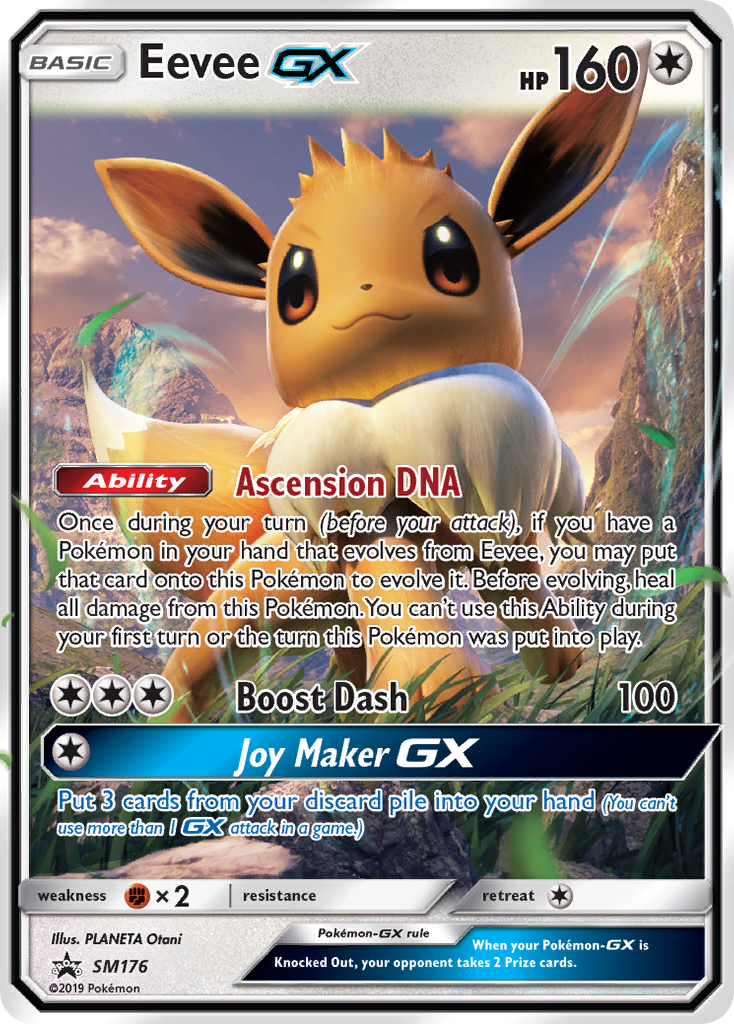 Eevee GX (SM176) (Jumbo Card) [Sun & Moon: Black Star Promos] | Good Games Cannington