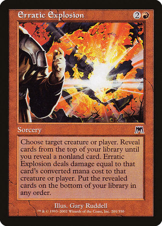 Erratic Explosion [Onslaught] | Good Games Cannington
