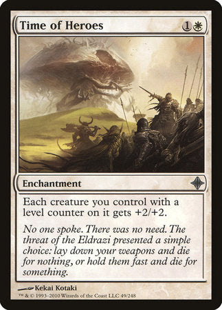 Time of Heroes [Rise of the Eldrazi] | Good Games Cannington