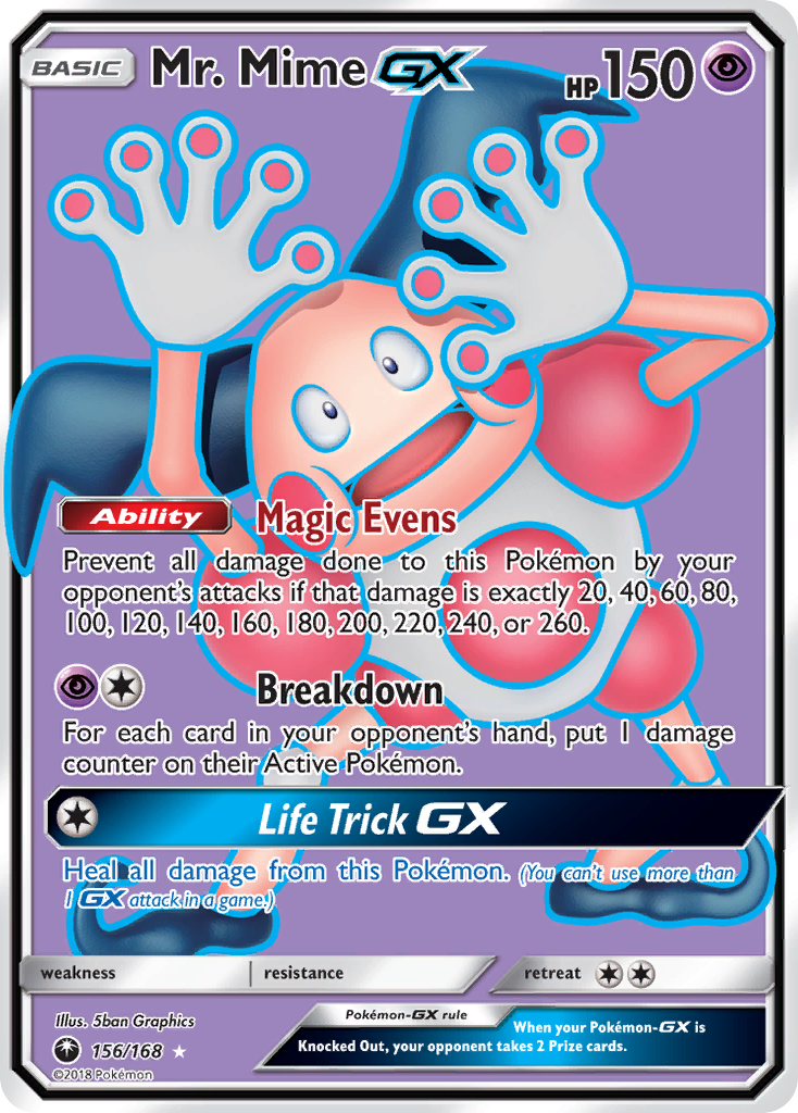 Mr. Mime GX (156/168) [Sun & Moon: Celestial Storm] | Good Games Cannington