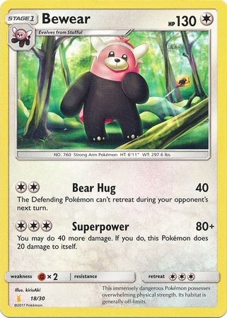 Bewear (18/30) [Sun & Moon: Trainer Kit - Alolan Raichu] | Good Games Cannington