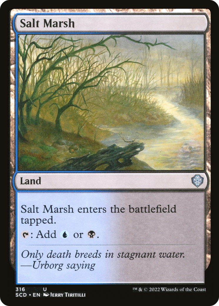 Salt Marsh [Starter Commander Decks] | Good Games Cannington