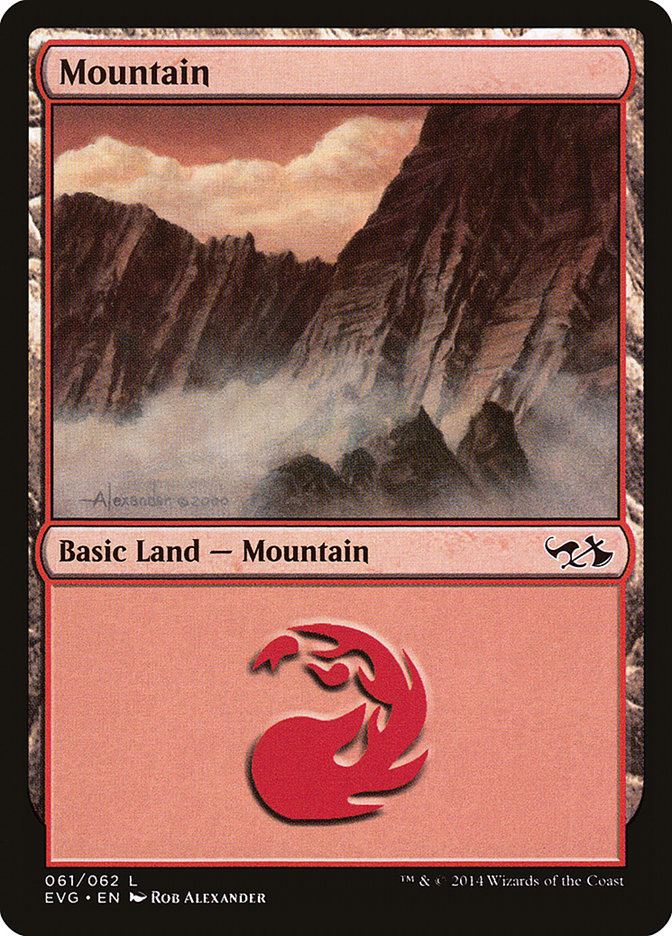 Mountain (61) (Elves vs. Goblins) [Duel Decks Anthology] | Good Games Cannington