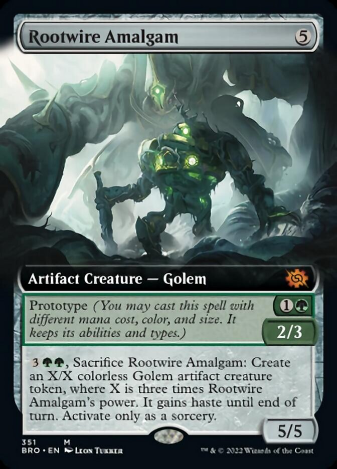 Rootwire Amalgam (Extended Art) [The Brothers' War] | Good Games Cannington