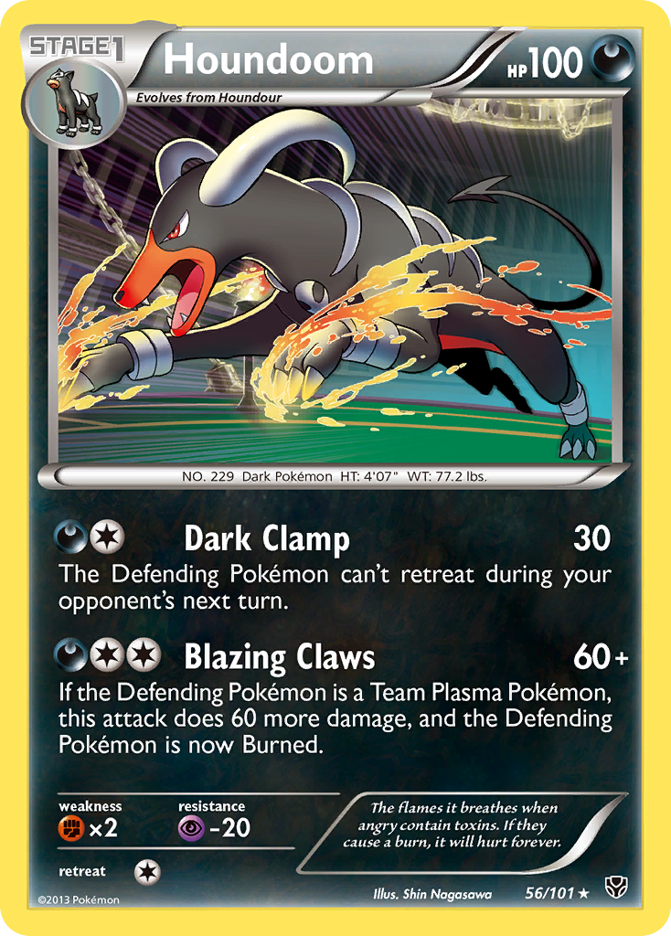 Houndoom (56/101) [Black & White: Plasma Blast] | Good Games Cannington