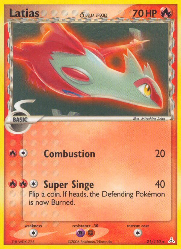 Latias (21/110) (Theme Deck Exclusive) [EX: Holon Phantoms] | Good Games Cannington