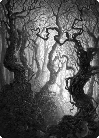 Forest 2 Art Card [Innistrad: Midnight Hunt Art Series] | Good Games Cannington
