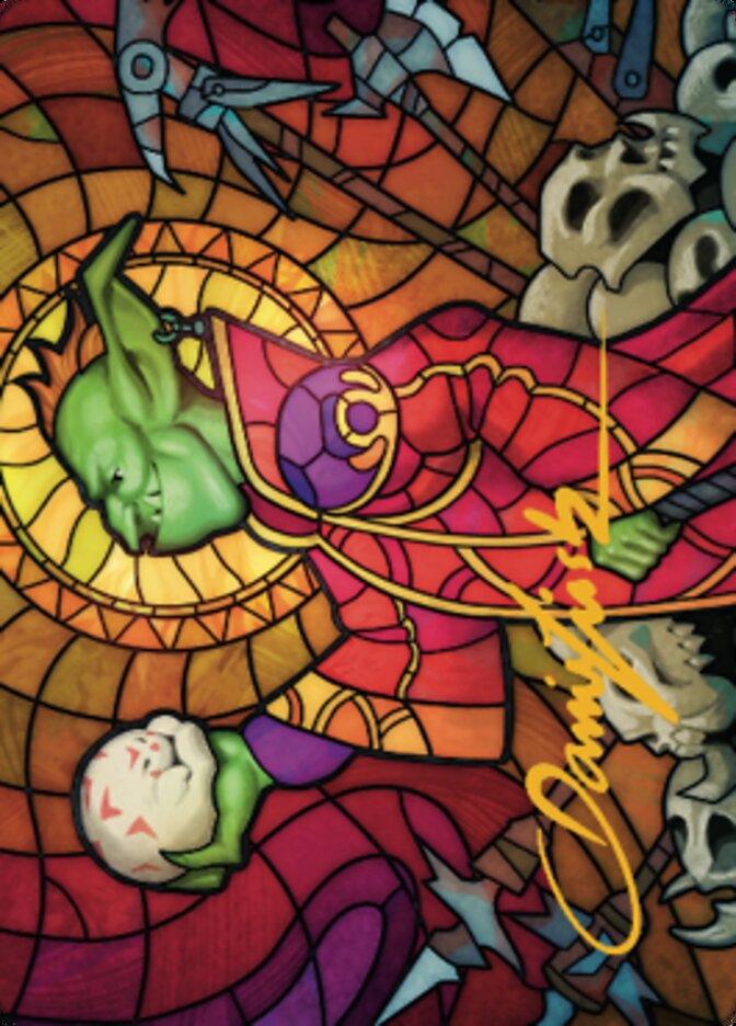 Squee, Dubious Monarch Art Card (Gold-Stamped Signature) [Dominaria United Art Series] | Good Games Cannington