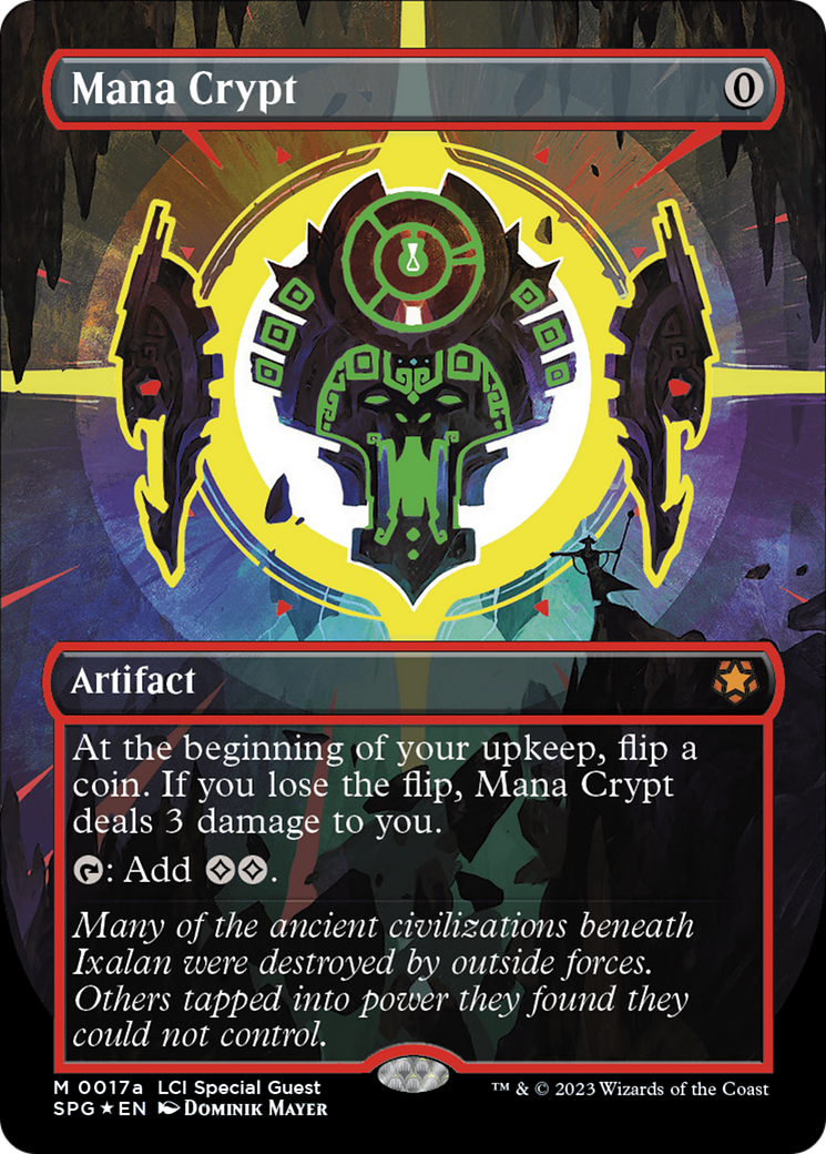 Mana Crypt (0017a) (Borderless) [The Lost Caverns of Ixalan Special Guests] | Good Games Cannington
