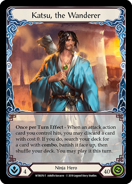 Katsu // Katsu, the Wanderer [WTR077-T // WTR076-T] Alpha Print Normal | Good Games Cannington