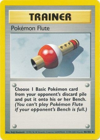 Pokemon Flute (86/102) [Base Set Unlimited] | Good Games Cannington