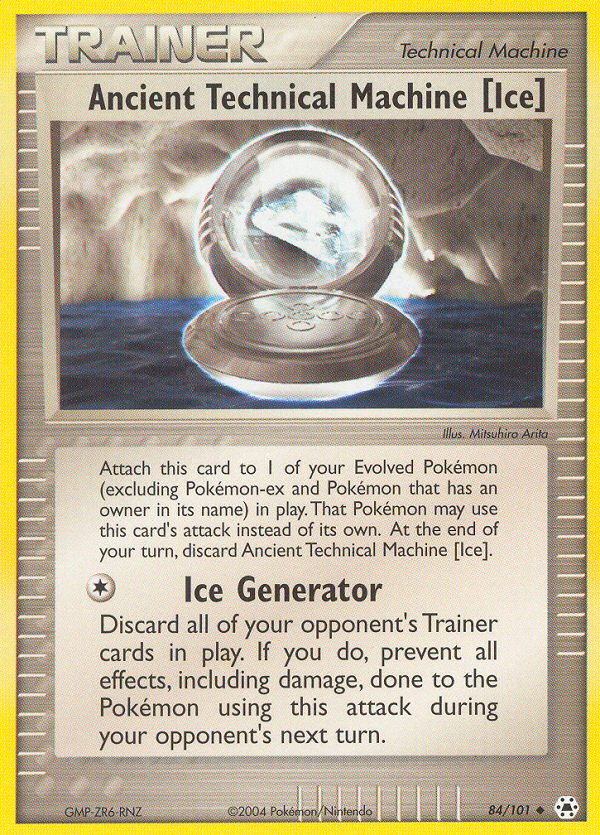 Ancient Technical Machine [Ice] (84/101) [EX: Hidden Legends] | Good Games Cannington
