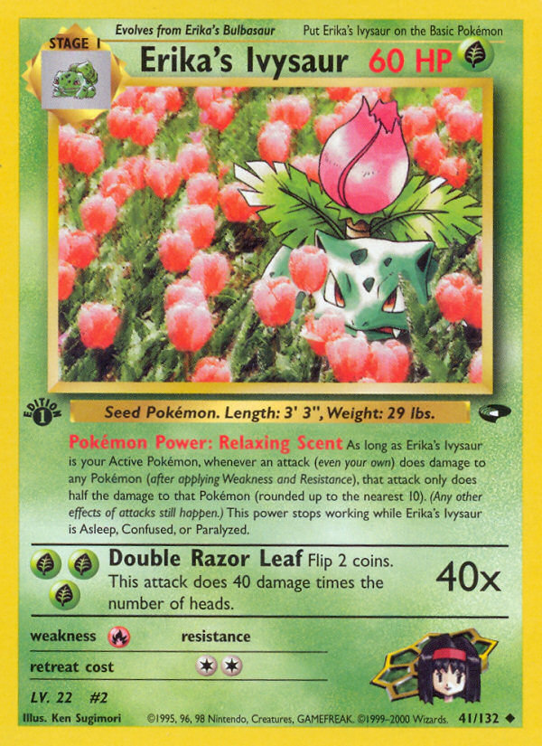 Erika's Ivysaur (41/132) [Gym Challenge 1st Edition] | Good Games Cannington