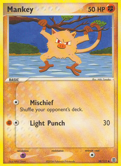 Mankey (38/112) [EX: FireRed & LeafGreen] | Good Games Cannington