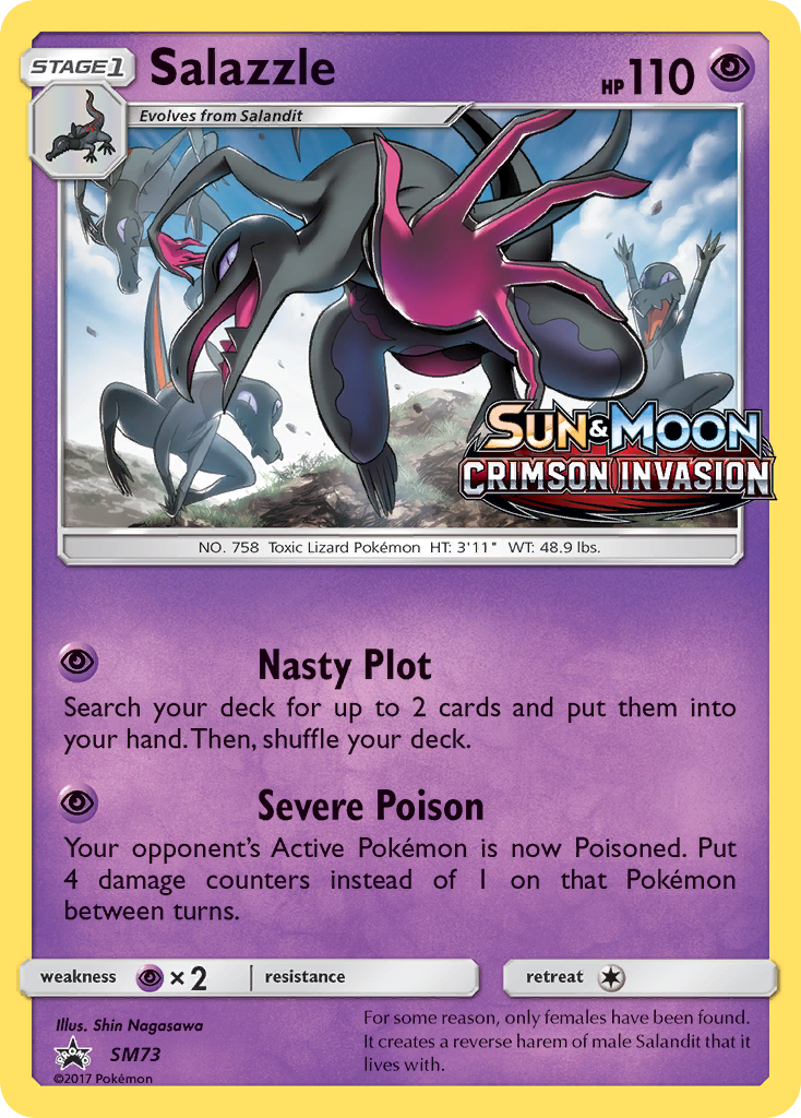 Salazzle (SM73) [Sun & Moon: Black Star Promos] | Good Games Cannington