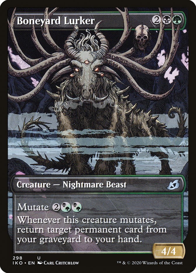 Boneyard Lurker (Showcase) [Ikoria: Lair of Behemoths] | Good Games Cannington