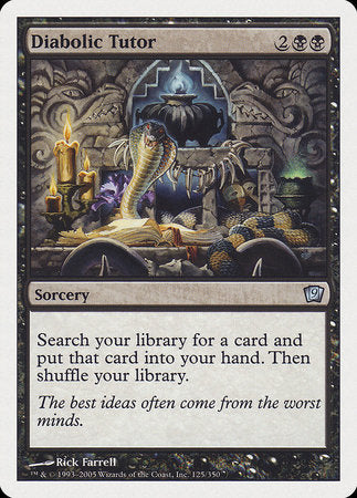 Diabolic Tutor [Ninth Edition] | Good Games Cannington