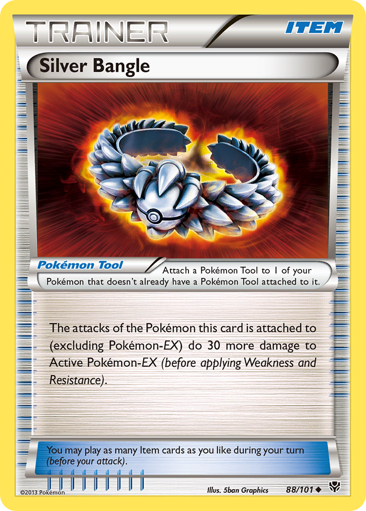 Silver Bangle (88/101) [Black & White: Plasma Blast] | Good Games Cannington