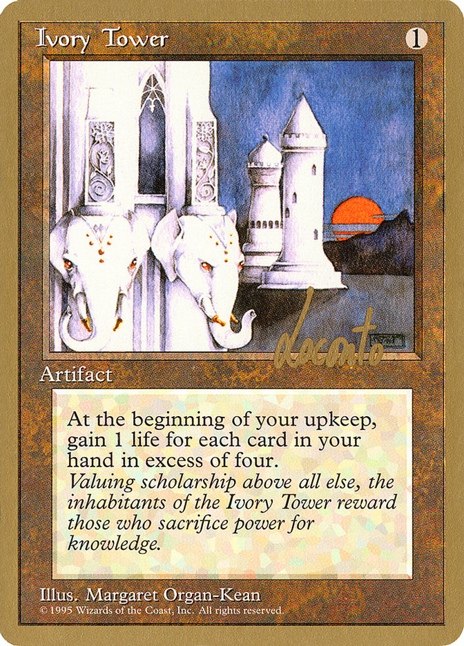 Ivory Tower (Michael Loconto) [Pro Tour Collector Set] | Good Games Cannington