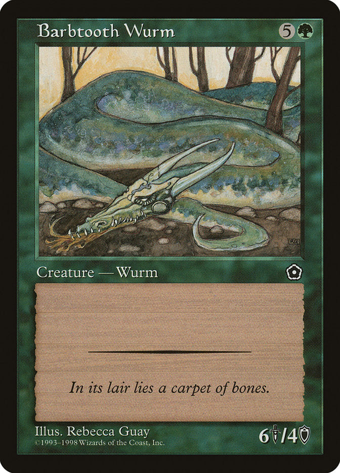 Barbtooth Wurm [Portal Second Age] | Good Games Cannington