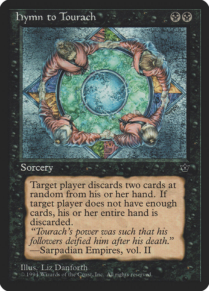 Hymn to Tourach (Liz Danforth) [Fallen Empires] | Good Games Cannington
