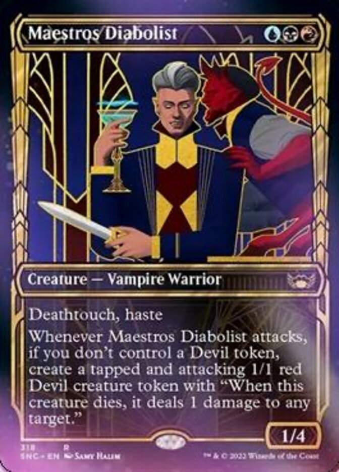 Maestros Diabolist (Showcase Golden Age) [Streets of New Capenna] | Good Games Cannington