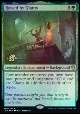 Raised by Giants [Commander Legends: Battle for Baldur's Gate Prerelease Promos] | Good Games Cannington