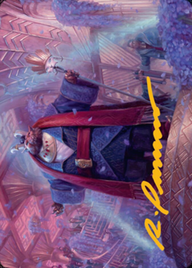 Jetmir, Nexus of Revels 1 Art Card (Gold-Stamped Signature) [Streets of New Capenna Art Series] | Good Games Cannington