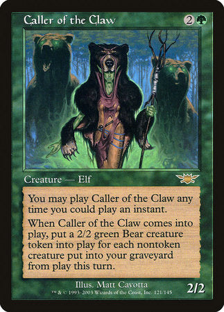 Caller of the Claw [Legions] | Good Games Cannington