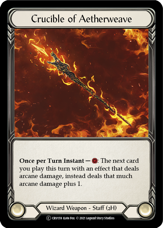 Crucible of Aetherweave [U-CRU159-RF] Unlimited Rainbow Foil | Good Games Cannington
