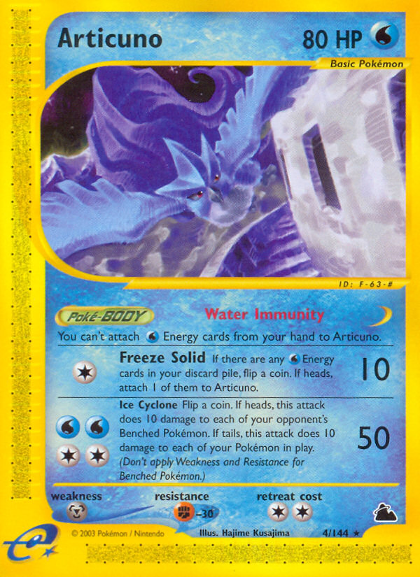 Articuno (4/144) [Skyridge] | Good Games Cannington