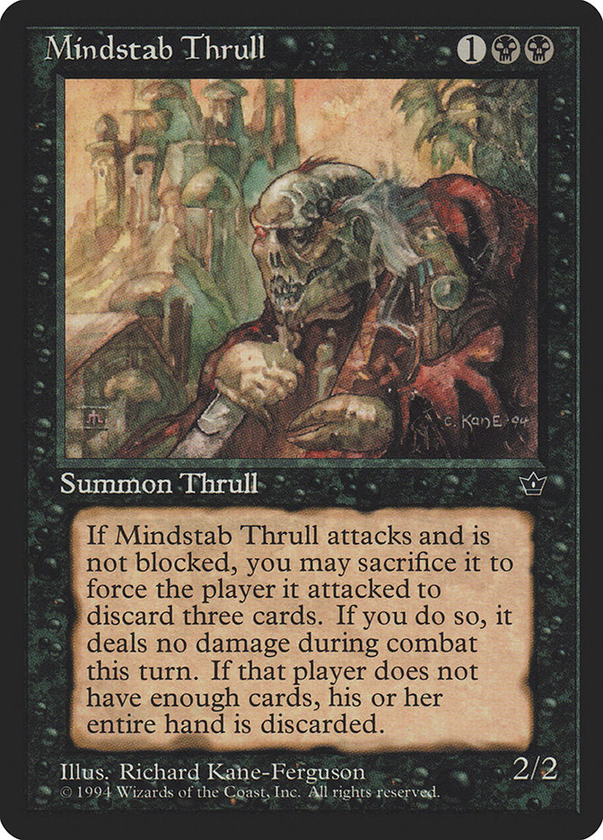 Mindstab Thrull (Richard Kane Ferguson) [Fallen Empires] | Good Games Cannington