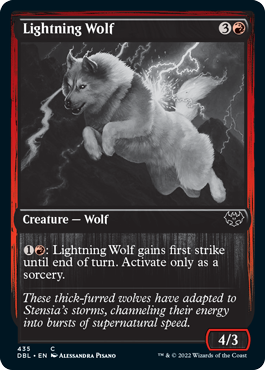 Lightning Wolf [Innistrad: Double Feature] | Good Games Cannington