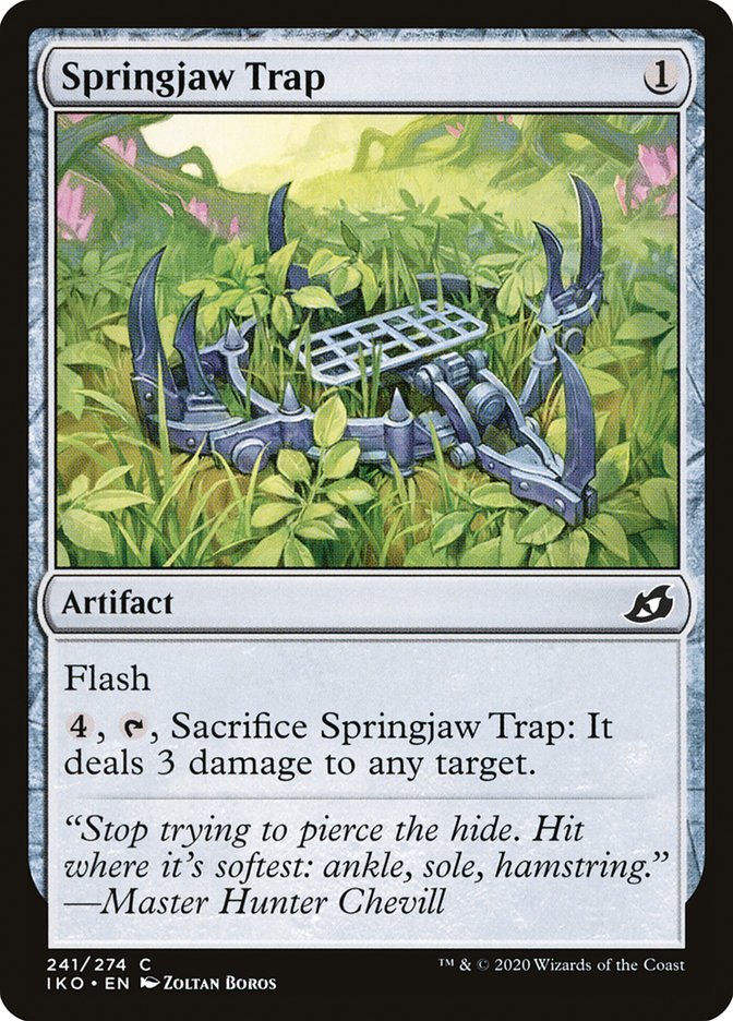 Springjaw Trap [Ikoria: Lair of Behemoths] | Good Games Cannington